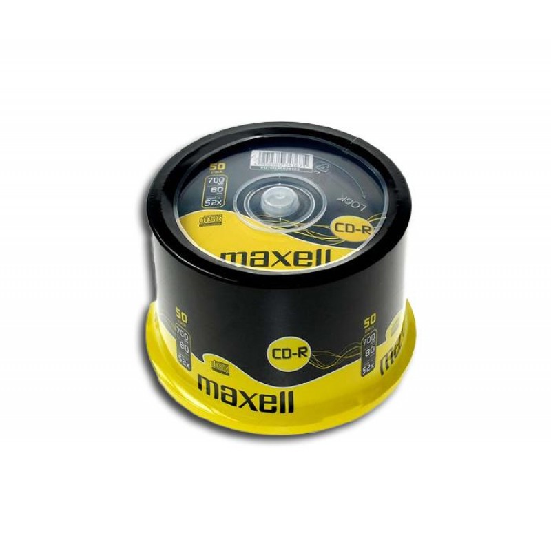 CD-R80 MAXELL cake box wrapped, 700MB, 52x, 50 бр-ML-DC-CDR80-50-CAKE