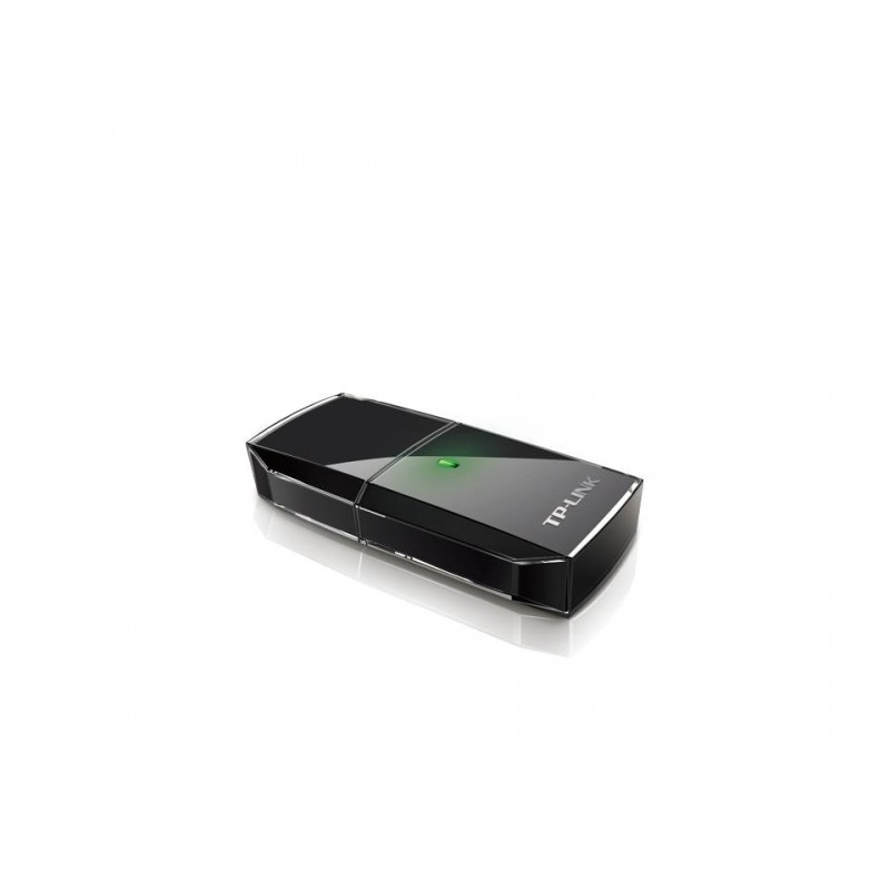 Безжичен адаптер TP-LINK Archer T2U, AC600, Dual band, USB, вградена антена-ARCHER-T2U