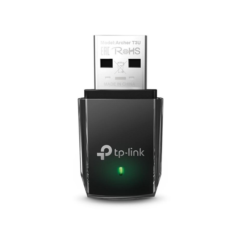 Безжичен адаптер TP-LINK Archer T3U, AC 1300 MU-MIMO, Dual band, USB 3.0, вградена антена-ARCHER-T3U