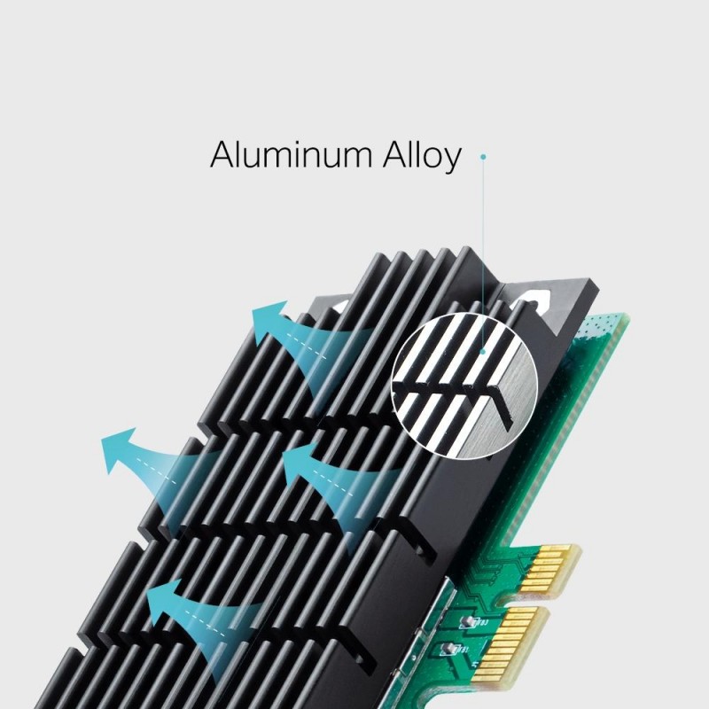 Безжичен адаптер TP-LINK Archer T4E, AC1200 dual band, PCI-EX, две външни антени-TP-TL-ARCHER-T4E