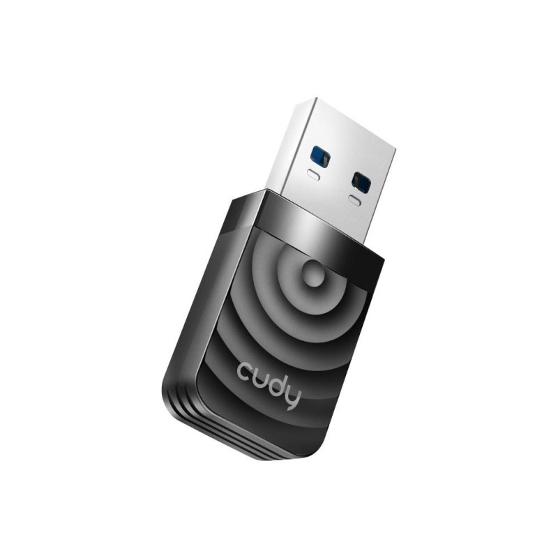 Безжичен нано адаптер Cudy WU1300S, USB 3.0, 2.4/5 Ghz, Вградена антена 2dBi, CUDY-USB-WU1300S