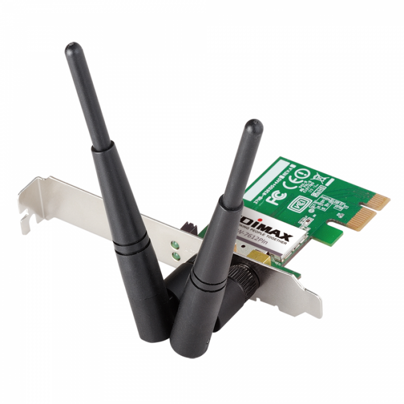 Безжичен PCI Express адаптер EDIMAX EW-7612PIN, Realtek, 2.4Ghz, 802.11n/g/b-EW-7612PIN