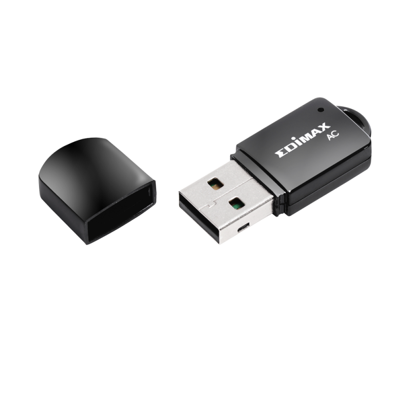 Нано адаптер EDIMAX EW-7811UTC, USB, Realtek, 2.4Ghz/5GHz, 802.11a/n/g/b-EW-7811UTC