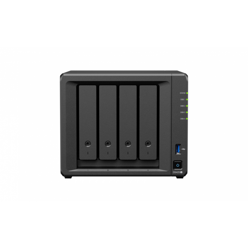 Мрежов сторидж NAS Synology DS425+,4-bay за  3.5" 2.5", 2 x M.2 NVMe