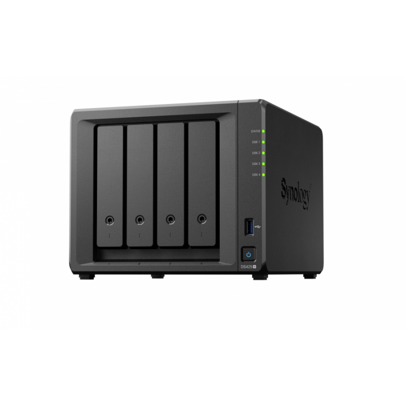 Мрежов сторидж NAS Synology DS425+,4-bay за  3.5" 2.5", 2 x M.2 NVMe