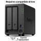 Мрежов сторидж NAS Synology DS725+, за 2 диска 3.5"/2.5", 2 x M.2 NVMe