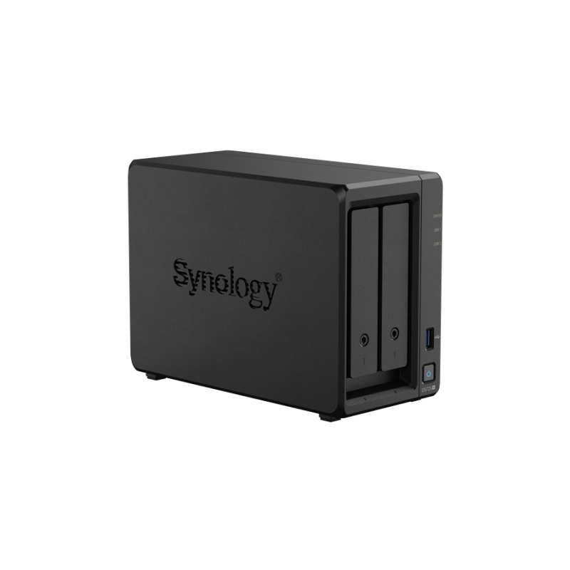Мрежов сторидж NAS Synology DS725+, за 2 диска 3.5"/2.5", 2 x M.2 NVMe