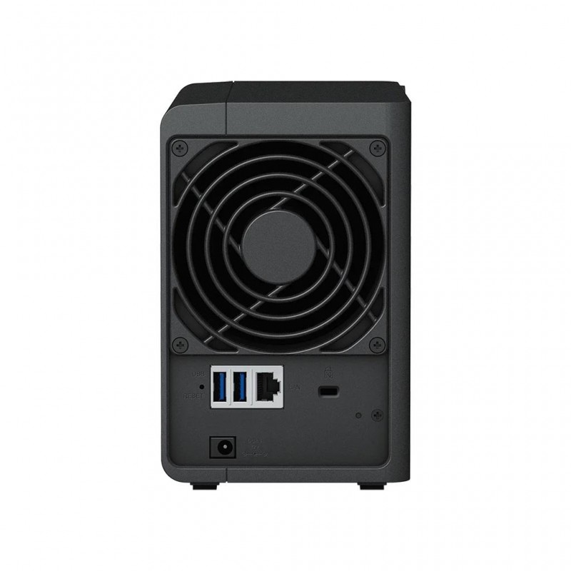 Мрежов сторидж Synology DS223, За 2 диска, До 108TB, 4GB, Гигабит, USB3.2, SYNOLOGY-NAS-DS223