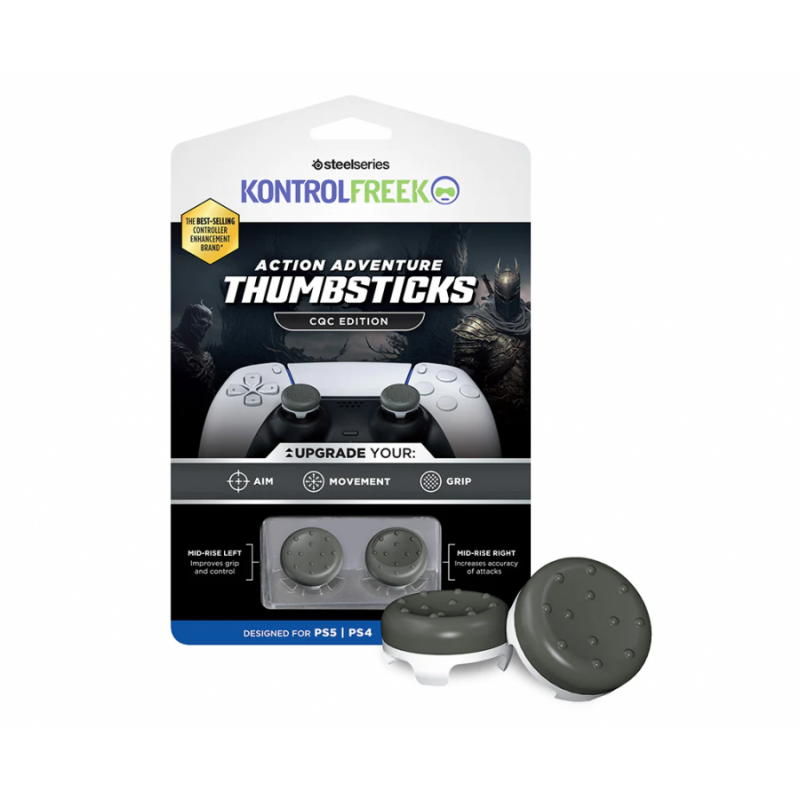 Аксесоар KontrolFreek Action Adventure Thumbsticks CQC Grey, KF-GRIP-7150-PS5