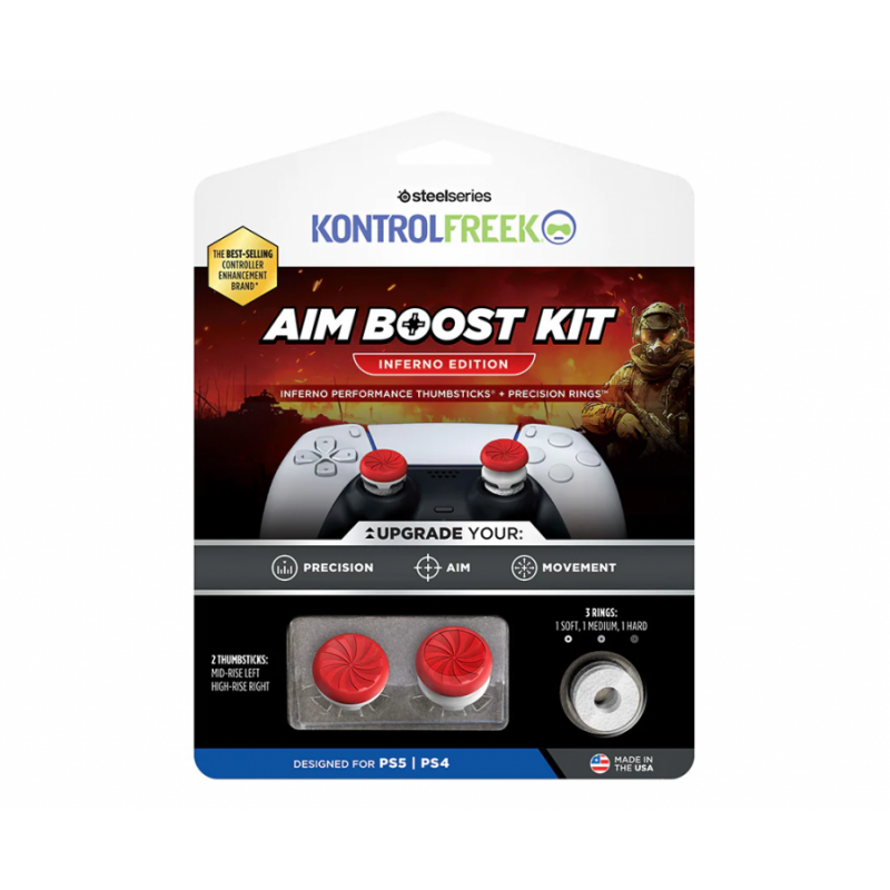 Аксесоар KontrolFreek Aim Boost Kit Inferno Edition PS5 DualSense, KF-6152-PS5