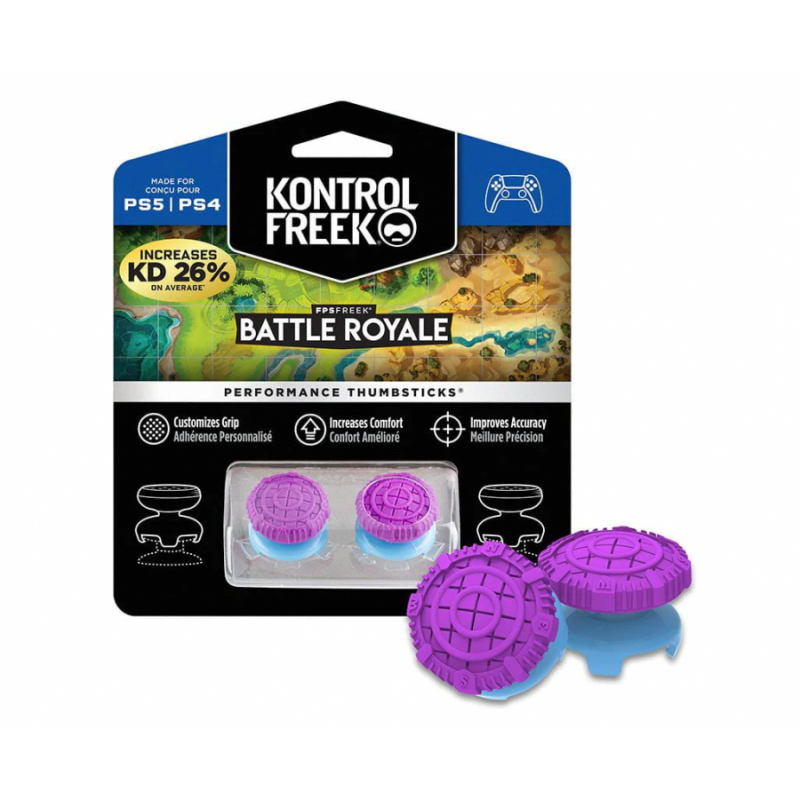 Аксесоар KontrolFreek FPS Performance Thumbsticks за PS5/PS4 Purple, KF-GRIP-2345-PS5