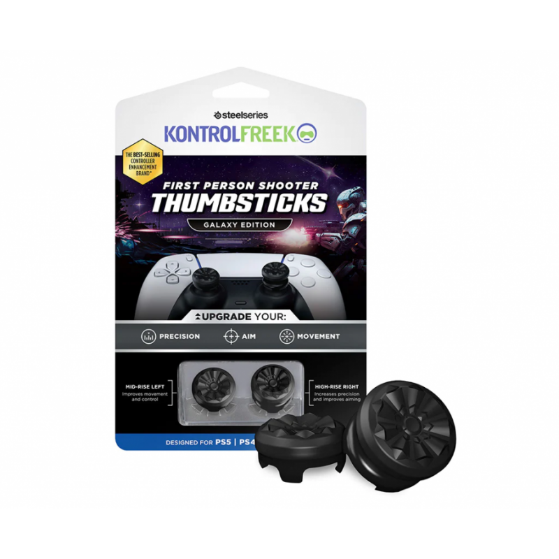 Аксесоар KontrolFreek FPS Thumbsticks Galaxy Black, KF-GRIP-6200-PS5