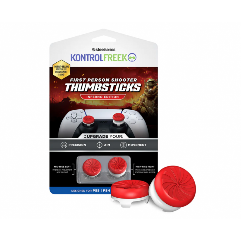 Аксесоар KontrolFreek FPS Thumbsticks Inferno, KF-GRIP-6150-PS5