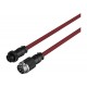 Кабел за клавиатура HyperX Coiled Cable USB-C Red-Black, HX-ACC-USBC-RED-BL