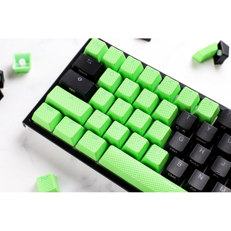 Капачки за механична клавиатура Ducky Green 31-Keycap Set Rubber Backlit Double-Shot US Layout-DUCKY-ACC-31-USRDGNNO1