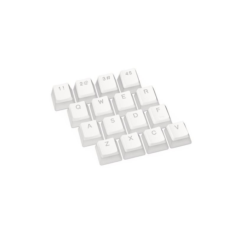 Капачки за механична клавиатура ENDORFY - 124 бр PBT - Onyx White, END-KEY-EY0E003