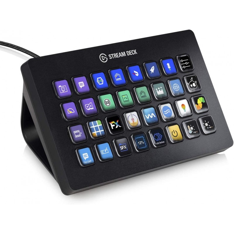 Контролер Elgato Stream Deck, 32LCD бутона, черен-ELGATO-10GAT9901