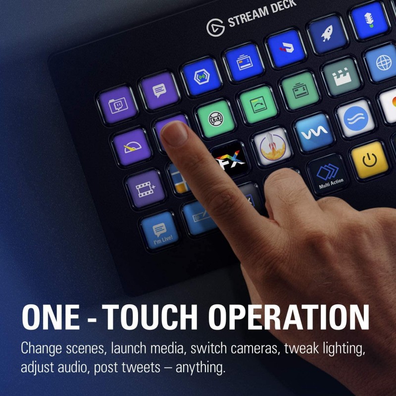 Контролер Elgato Stream Deck, 32LCD бутона, черен-ELGATO-10GAT9901
