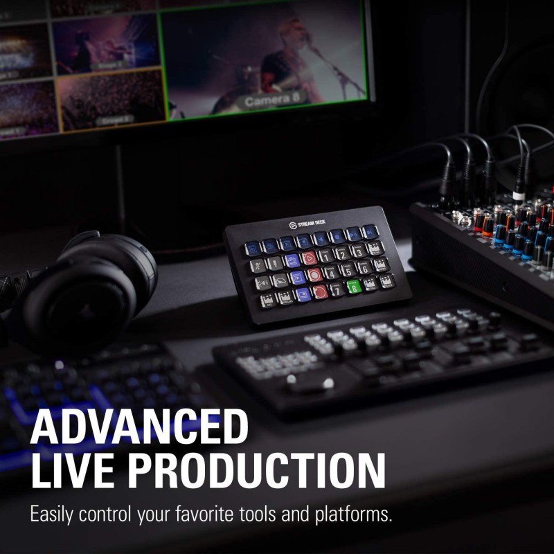 Контролер Elgato Stream Deck, 32LCD бутона, черен-ELGATO-10GAT9901