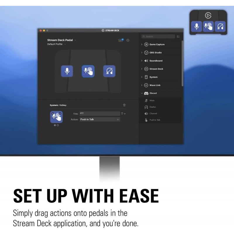 Контролер Elgato Stream Deck Pedal, ELGATO-10GBF9901