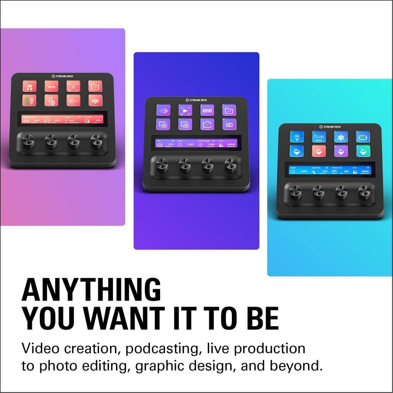 Контролер Elgato Stream Deck Plus - LCD Touch Panel, ELGATO-10GBD9901