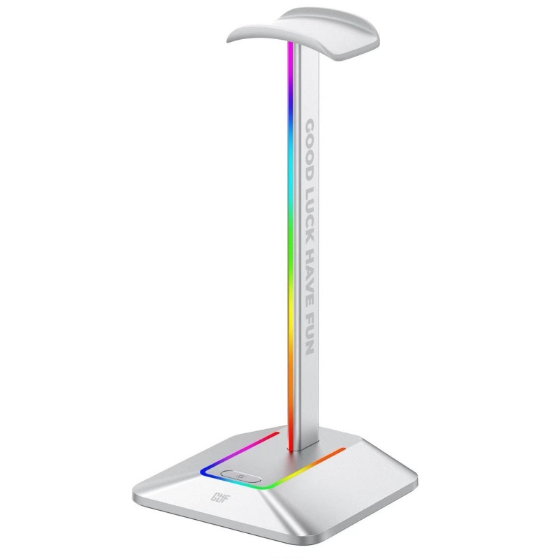 Поставка за слушалки FragON 2U RGB - Бял, FRAGON-2U-RGB-WHITE