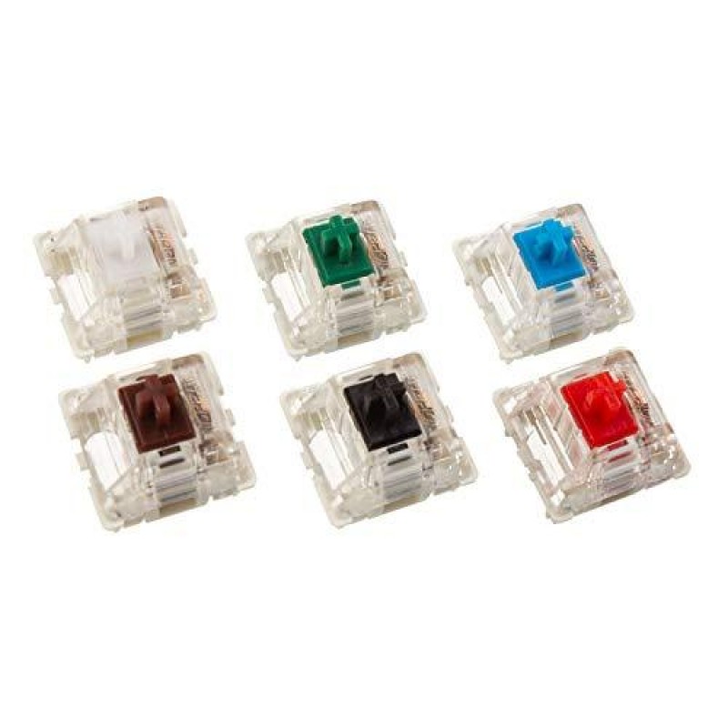 Суичове за механична клавиатура Glorious Gateron Clear 120 броя-GAKC-051
