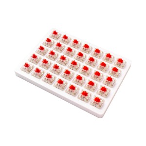 Суичове за механична клавиатура Keychron Cherry MX Red RGB Switch Set 35 броя