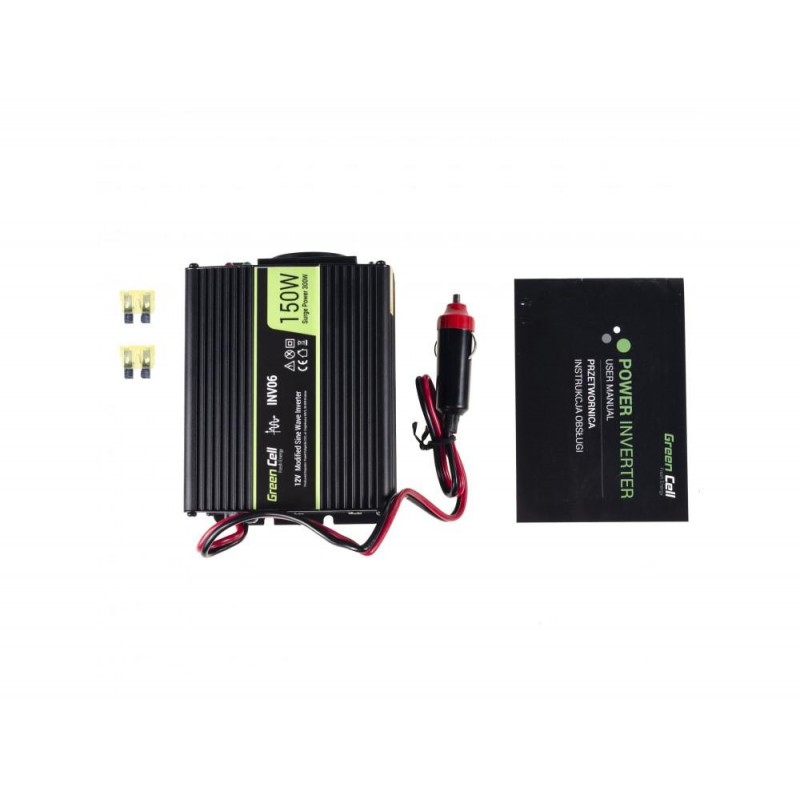 Инвертор GREEN CELL 12V/150W-GC-INVERT-12V-150W-INV06