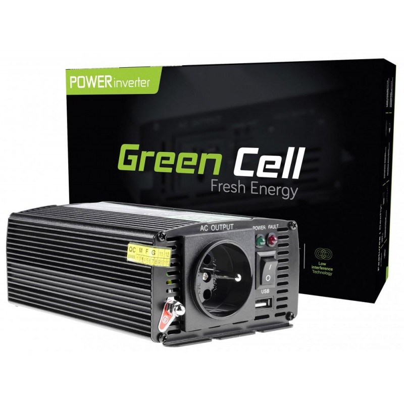 Инвертор GREEN CELL 24V/300W-GC-INVERT-24V-300W-INV02