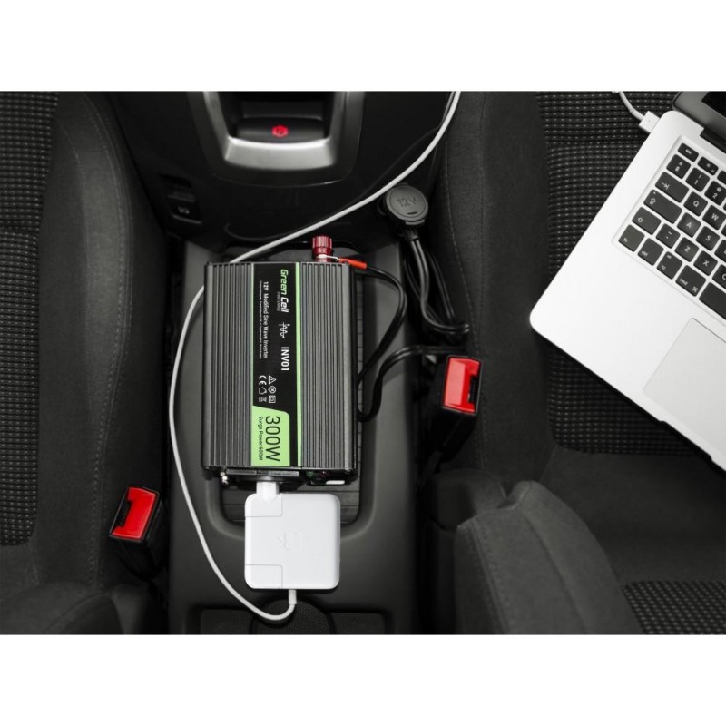 Инвертор GREEN CELL 24V/300W-GC-INVERT-24V-300W-INV02