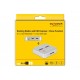 Докинг станция Delock, 1 x M.2 NVMe SSD + 1 x M.2 SATA SSD, SD Express Card Reader, Клониране, DELOCK-64138