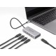 Докинг станция Delock, USB-C - 4 x USB-C, USB-C PD, 85 W, 10 Gbps, DELOCK-64235