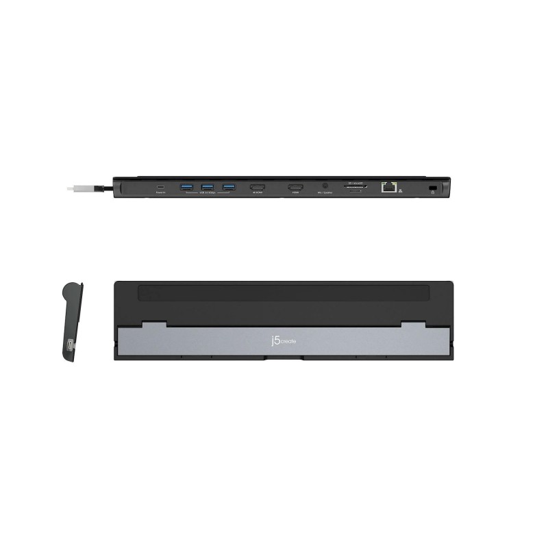 Докинг станция j5create JCD542, За два монитора, 100W PD, J5-JCD542