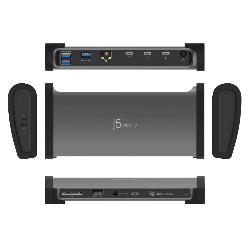 Докинг станция j5create JTD562, Thunderbolt 4, USB-C, 8K, J5-JTD562