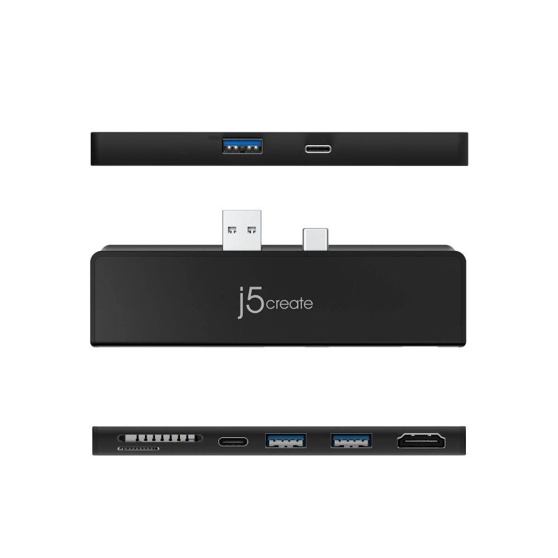 Докинг станция j5create LTRADRIVEMINIDOCK JCD324, За Surface Pro 7, J5-JCD324
