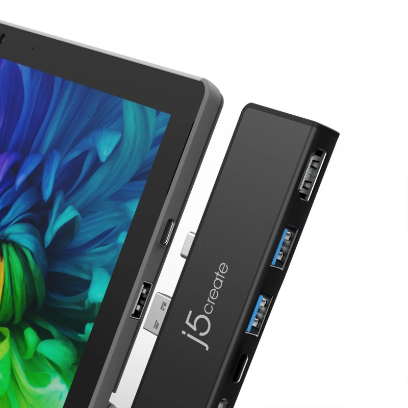 Докинг станция j5create LTRADRIVEMINIDOCK JCD324, За Surface Pro 7, J5-JCD324