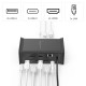 HAMA Докинг станция USB-C "Connect2Office Black", 9 порта, 2x HDMI™, USB-A, USB-C, LAN