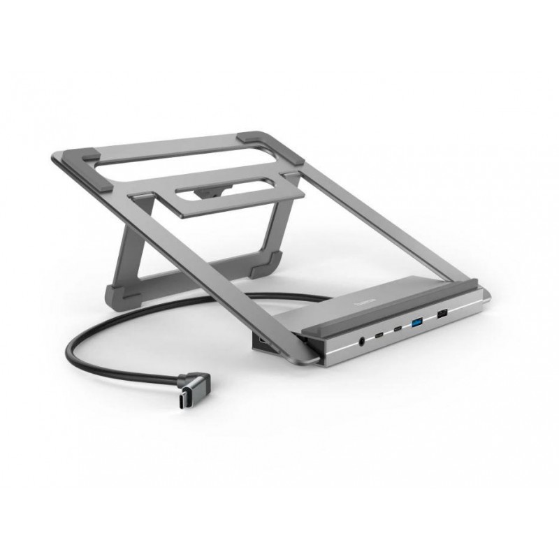 Hama Connect2Office Stand USB-C докинг станция, стойка за лаптоп, 12 порта, HAMA-200139