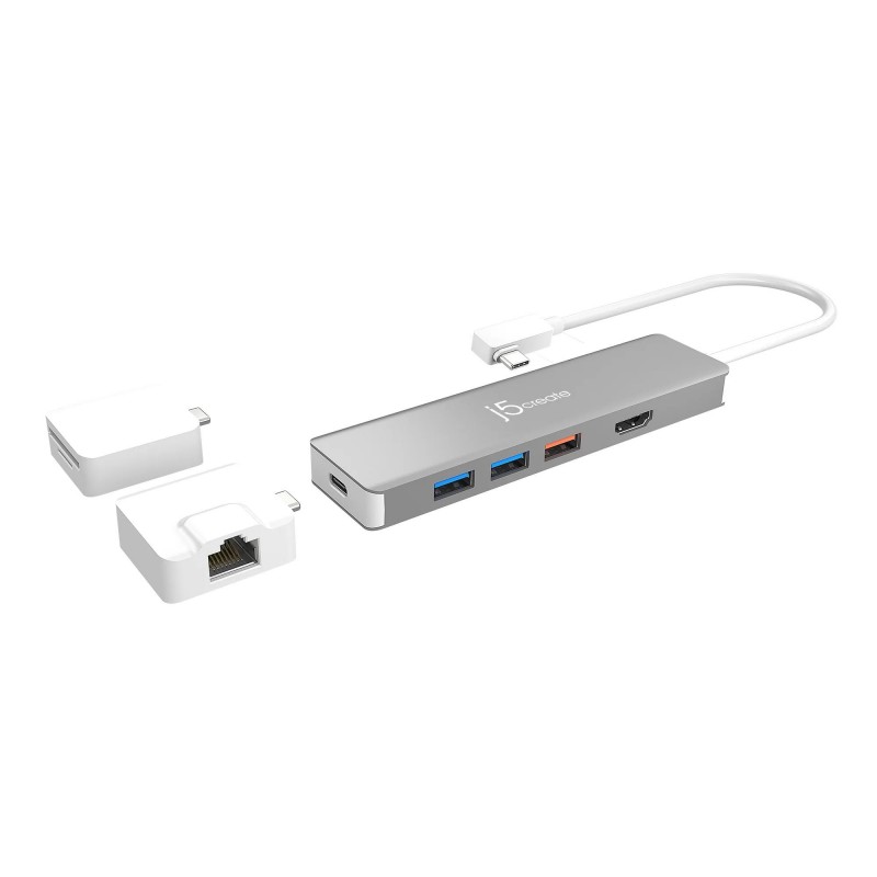 Модулна докинг станция j5create JCD375, 2 модула, USB-C, J5-JCD375
