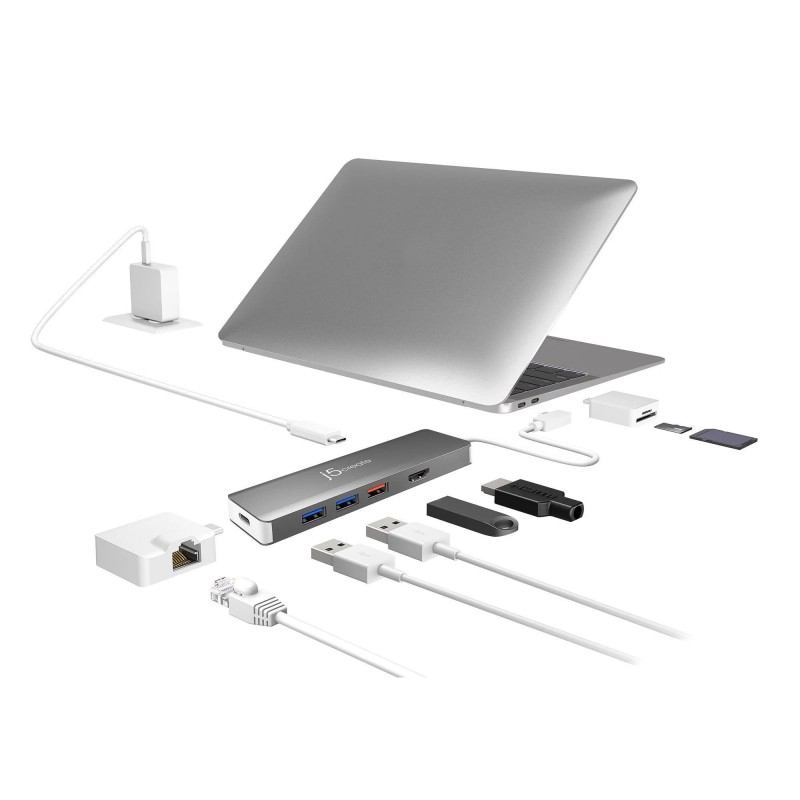 Модулна докинг станция j5create JCD375, 2 модула, USB-C, J5-JCD375