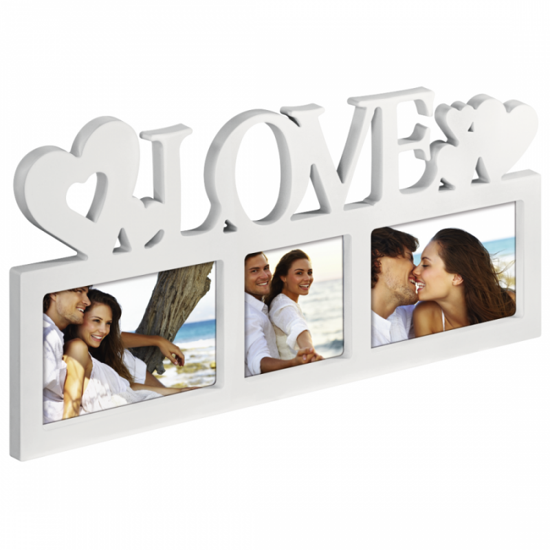 HAMA портретнa рамкa за снимки Monreal-Love, 2x 10x15 см, 1x 10x10 см, HAMA-100994