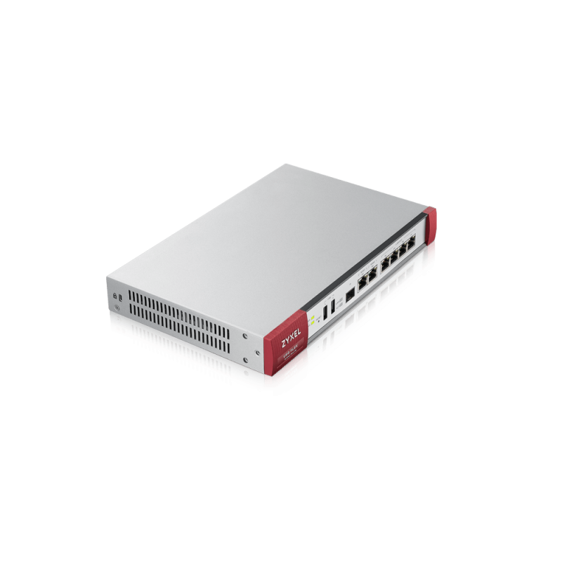 Защитна стена ZYXEL USG FLEX 200, 10/100/1000, 4x LAN/DMZ, 2x WAN, 1xSFP, 2xUSB, без лицензи, ZYXEL-USGFLEX200