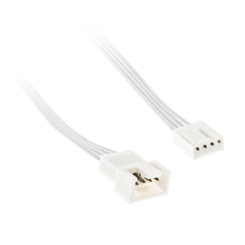 Удължителен кабел Kolink 4-Pin PWM - 60 cm, Бял, KOLINK-AC-ZUAD-1635