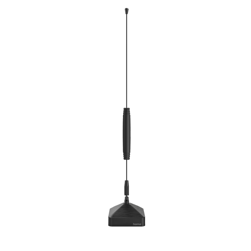 Вътрешна антена HAMA DAB+, DAB, DVB-T2, FM, пасивна, черна, HAMA-221081