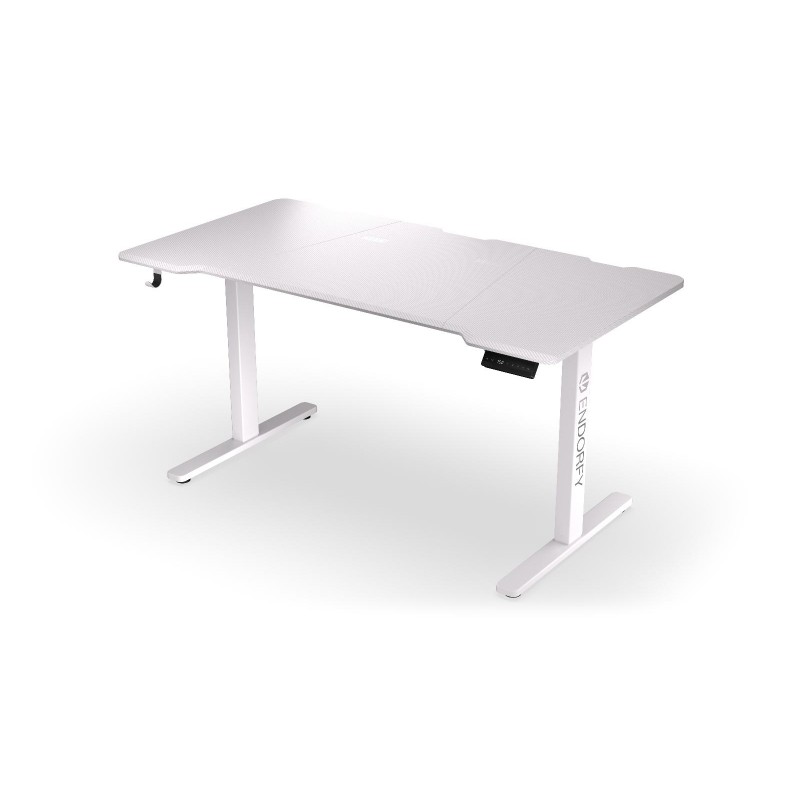 Геймърско бюро ENDORFY - Atlas L Electric - Onyx White, END-DESK-EY8E002