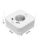 HAMA Нощна лампа с контакт и USB, 2.4 A, 2 изхода, сензор за яркост, HAMA-223498