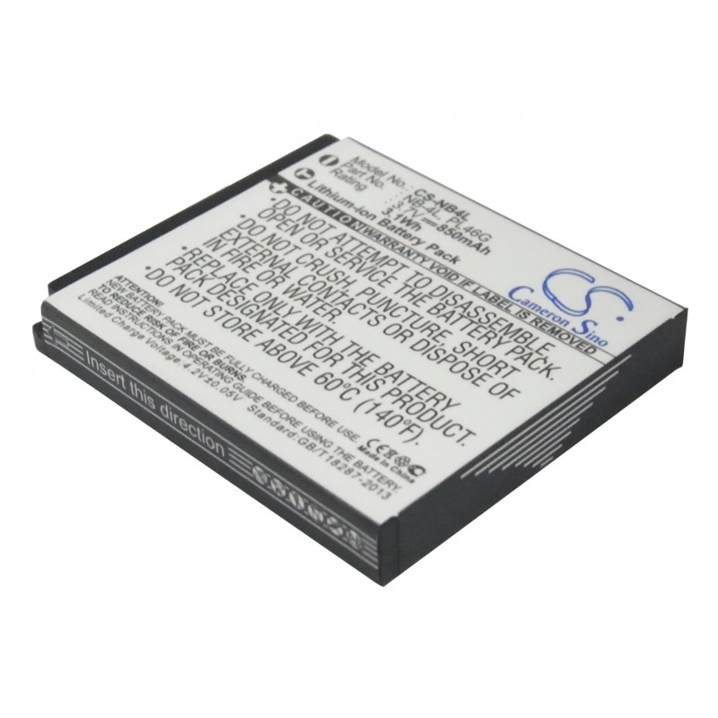 Батерия за апарат CANON NB4L LiIon 3.7V 850mAh Cameron Sino, CS-NB4L