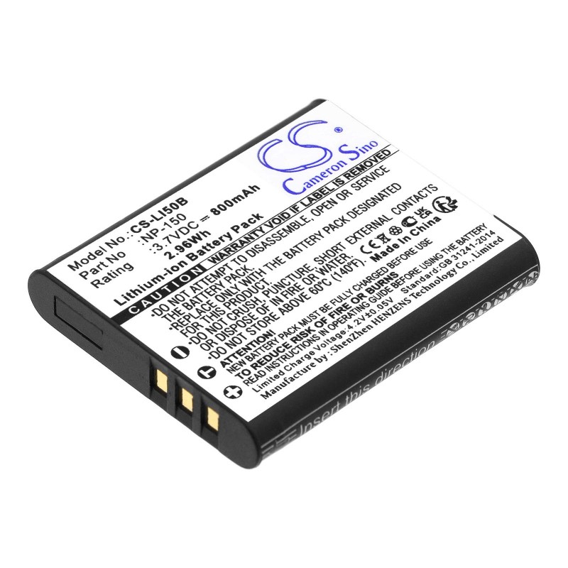 Батерия за апарат Cameron Sino 3.7V 800mAh, LiIon , OLYMPUS Li50, CS-LI50B
