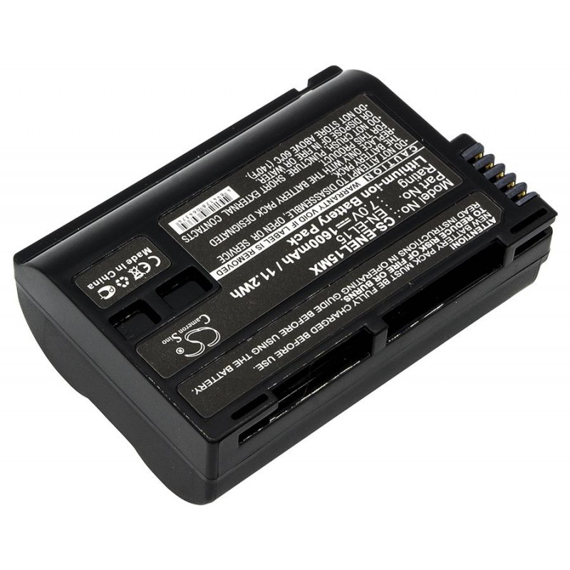 Батерия за апарат NIKON EN-EL15MX  Li-Ion 7V 1600mAh Cameron Sino, CS-ENEL15MX